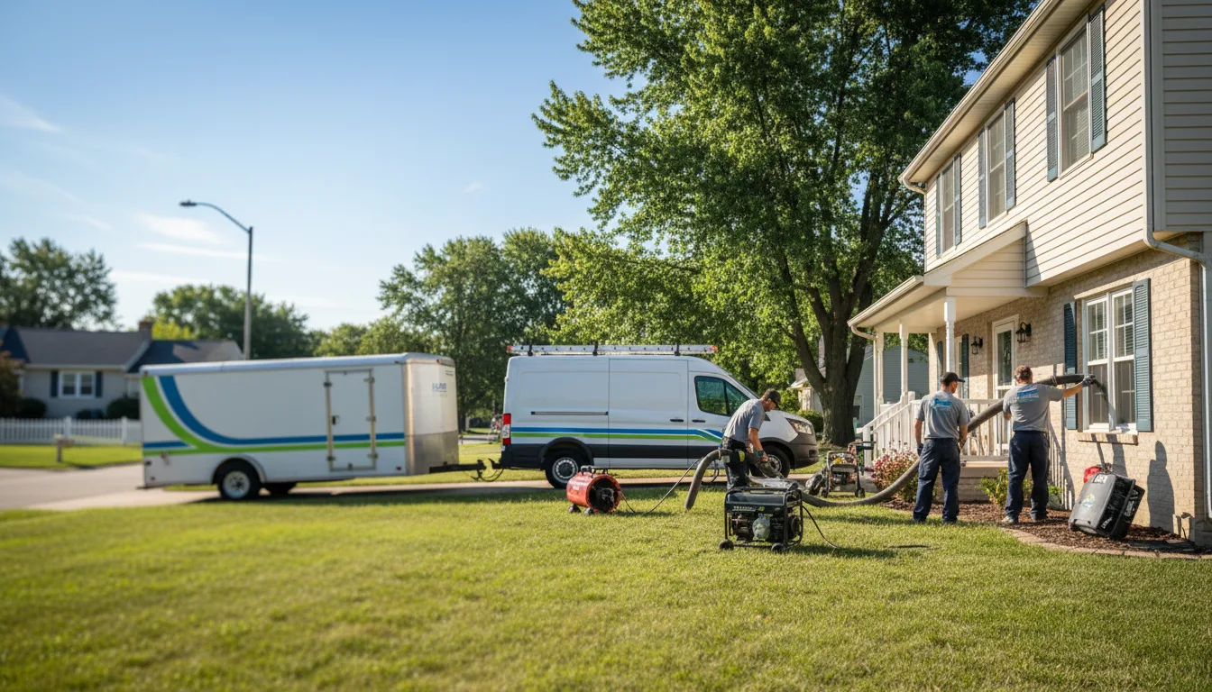 Flooded Basement Restoration And Cleanup With Repair in Sand Creek, MI near me